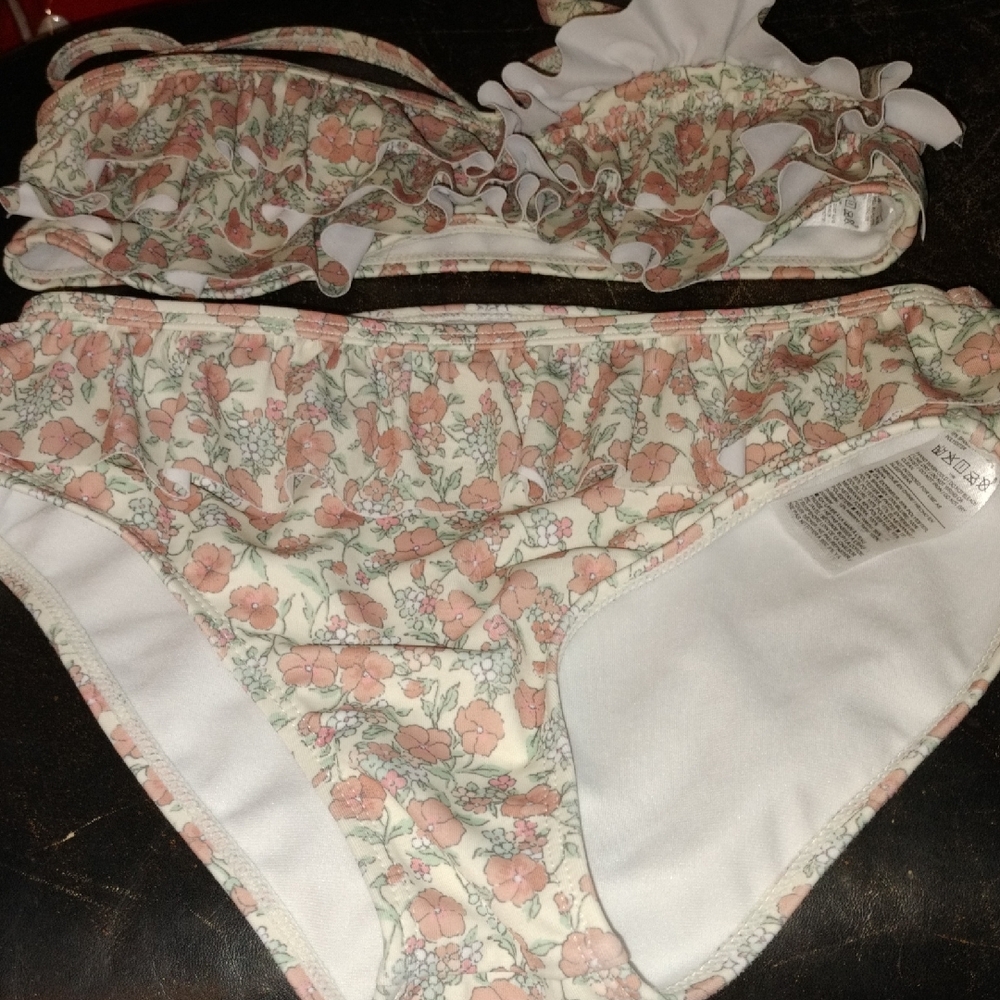 Janie and Jack Pastel Floral Swimsuit